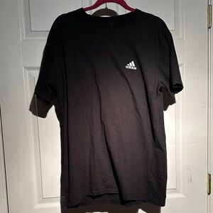 Adidas Men's Black Tee with Logo